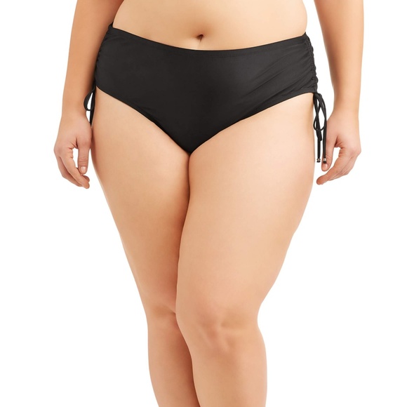 Black Swim Lace Brief - Picture 1 of 4